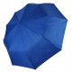 Жіноча парасолька напівавтомат синя з подвійною тканиною Bellissimo 018301-3