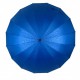 Жіноча парасолька-тростина з принтом букв, напівавтомат від фірми Toprain, синя, 01006-5