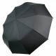 Чоловіча складана парасолька-автомат чорна з ручкою напівгак від TheBest, є антивітер, 0525-1