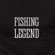 Футболка "Fishing legend" чоловіча, Чорний, L, Black, англійська