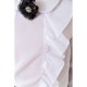 Блуза для дівчаток святкова, колір білий, 172R103
