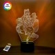 3D ночник GENSHIN IMPACT "Сангономия Кокоми" (УВЕЛИЧЕННОЕ ИЗОБРАЖЕНИЕ)+ батарейки (3ААА)  3DTOYSLAMP