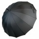 Полуавтоматический мужской зонт-трость на 16 спиц от Toprain, черный, 01004-1