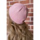 Женская шапка розового цвета, со стразами, 167R7787