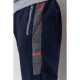 Спорт штани чоловічі на флісі, колір темно-синій, 244R41153