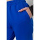 Спорт штани жіночі двонитка, колір синій, 1