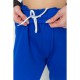 Спорт штани жіночі двонитка, колір синій, 1