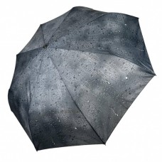 Жіноча парасолька напівавтомат "Краплі дощу" від Toprain на 8 спиць, чорна ручка, 02058-4