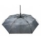 Жіноча парасолька напівавтомат "Краплі дощу" від Toprain на 8 спиць, чорна ручка, 02058-4