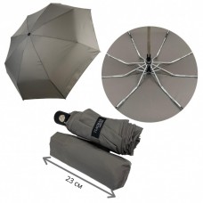 Жіноча складана парасолька-автомат з однотонним куполом від Flagman-The Best, сіра, 0517-3
