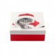 Коробка подарочная ООТВ Santa Cat 18 х 18 х 8 см