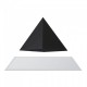Левитирующая пирамида FLYTE, белое основание, черная пирамида