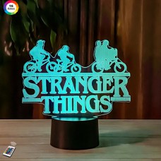 3D нічник "Stranger things" + пульт ДК + мережевий адаптер + батареї