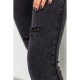 Джинси жіночі стрейч, колір темно-сірий, 214R1483