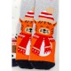 Комплект жіночих шкарпеток новорічних 3 пари, колір молочний; світло-сірий; темно-сірий;, 151R259