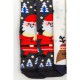Комплект жіночих шкарпеток новорічних 3 пари, колір молочний; світло-сірий; темно-сірий;, 151R259
