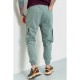 Спортивні штани чоловічі тонкі стрейчеві, колір світло-оливковий, 157R102