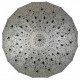 Жіноча парасолька-тростина на 16 спиць з абстрактним принтом, напівавтомат від фірми Toprain, сіра, 01541-12