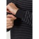 Термокофта мужская в полоску, цвет черно-серый, 219R006