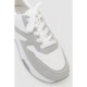 Кросівки жіночі екошкіра, колір сіро-білий, 243R186- 157