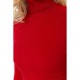 Гольф жіночий базовий у рубчик, колір червоний, 204R00 1