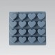 Форма для льда и шоколада Maestro Сердца MR-1060 16х14,5х1,9 см синяя