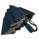 Жіноча парасолька напівавтомат Bellissimo з візерунком зсередини і тефлоновим просоченням, темно-синя, 018315-8