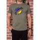 Чоловіча футболка з патріотичним принтом, колір Хакі, 155R002