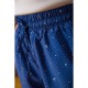Вільні жіночі шорти на гумці, колір Синій у горох, 172R21