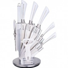 Набір ножів Rainstahl RS-KN-8003-09 9 предметів білий
