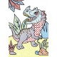Книга "Чарівні водяні розмальовки. Динозаври", укр