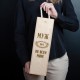 Коробка для пляшки вина "Муж №1 во всем мире" подарункова, російська