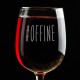 Келих для вина "#offine", російська, Крафтова коробка