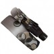 Жіноча механічна парасолька на 8 спиць від SL, сіра, 035011-6