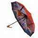 Жіноча парасолька напівавтомат червона з подвійною тканиною Bellissimo 018301-4
