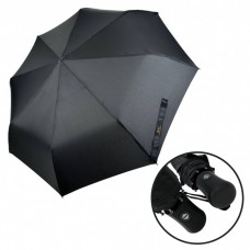 Мужской складной зонт-автомат черный на 8 спиц с прямой ручкой от SL, антиветер, Sl 021306-1