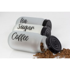 Банка для зберігання Herevin Ice Tea-Coffee-Sugar-Black Міх 172541-020 1000 мл