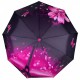 Жіноча складна парасолька напівавтомат з принтом Ейфелева Вежа і квіти від Susino, рожева, Sys 03025-2
