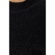 Свитшот женский меховой Тедди, цвет черный, 102R5204