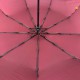 Жіноча складана парасолька автомат на 9 спиць з тисненим принтом Парижа від Frei Regen, бордова 0822-5