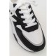 Кросівки жіночі екошкіра, колір біло-чорний, 243R186- 157