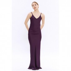 Платье - комбинация шелковая Violet Фиолетовый 