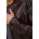 Куртка чоловіча демісозонна екошкіра, колір коричневий, 243R1978