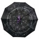 Парасолька напівавтомат однотонна "Зоряне небо" від Bellissimo, фіолетова, 019302-2