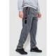 Спорт штаны мужские на флисе, цвет серый, 244R41153