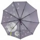 Яскрава жіноча парасолька автомат з кульбабами на 9 спиць від Susino, фіолетова, Sys 0646-2