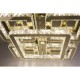 Люстра потолочная хрустальная LED с пультом 25664 Золото 17х80х80 см.