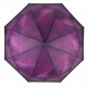 Жіноча парасолька напівавтомат "Краплі дощу" від Toprain на 8 спиць, фіолетова, 02058-5