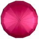 Однотонна парасолька автомат на 16 карбонових спиць антивітер від Toprain, рожева, 0918-1