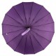Жіноча парасолька-тростина на 16 спиць з абстрактним принтом, напівавтомат від фірми Toprain, фіолетова, 01541-5